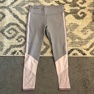 Gray/Pink Medium Fabletics leggings